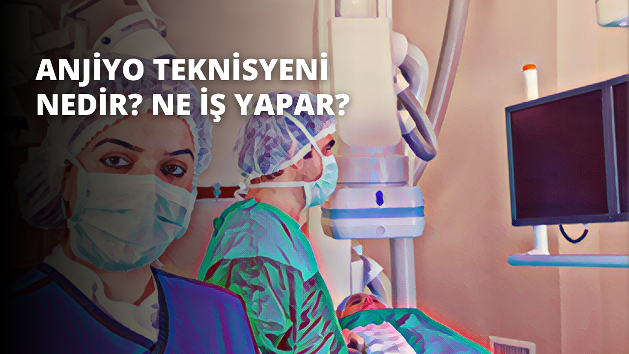 Tıbbi önlük ve cerrahi kep giyen bir grup insan bir sırada durmaktadır. Soldaki ilk kişi mavi bir cerrahi maske ve mavi bir cerrahi kep takan bir kadındır. Sıradaki ikinci kişi açık mor bir cerrahi maske ve açık mor bir cerrahi kep takıyor. Üçüncü kişi beyaz bir cerrahi maske ve beyaz bir cerrahi başlık takmaktadır. Grubun sağında koyu mavi çerçeveli kare bir nesne vardır. Nesnenin merkezi mor, çerçevesi ise koyu mavi renktedir. Gruptaki tüm insanlar koruyucu gözlük ve lateks eldiven giyiyor. Uzakta bir şeye odaklanmış gibi görünüyorlar.