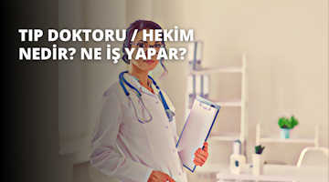 Beyaz önlüklü bir kadın görüntünün ortasında kendinden emin bir şekilde duruyor. Boynunda bir stetoskop var ve gülümsüyor. Sağ tarafında bir el önünde beyaz bir kağıt tutuyor. Görüntünün sol tarafında, saksıdaki bir bitkinin bulanık bir görüntüsü görülebiliyor. Daha solda, bir diş fırçasının bulanık görüntüsü görülüyor. Son olarak, görüntünün en altında beyaz bir nesnenin bulanık bir görüntüsü mevcut. Beyaz önlüklü kadın görüntüde sakin ve memnun görünüyor, huzur ve güven hissi veriyor.