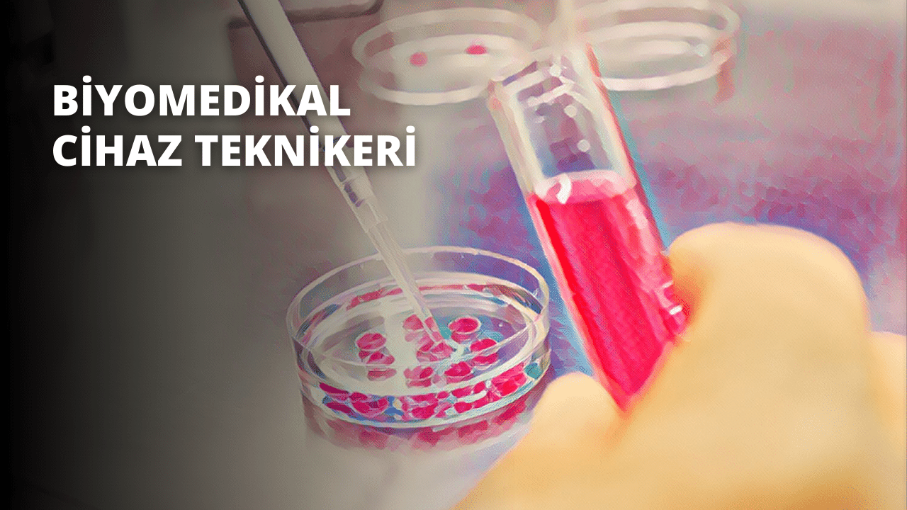 Bir kişi elinde, cam bir kabın içinde kırmızı bir sıvı içeren bir pipet tutmaktadır. Pipet yakın çekimdir ve kişinin parmağı çerçevede görülebilir. Pipet, test tüpünde görülebilen parlak kırmızı bir sıvıyla doludur. Cam kap ağzına kadar kırmızı sıvıyla doludur ve kişinin diğer eli arka plandadır. Kişi bir laboratuvar önlüğü giymektedir ve arka plan bir laboratuvar ortamıdır. Işıklandırma parlak ama yumuşaktır ve görüntüye genel olarak sıcak bir his verir.