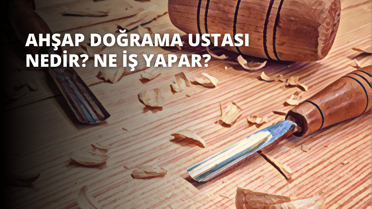 Bir ahşap talaşı ve bir keski ahşap bir yüzeye yerleştirilir. Keskinin keskin uçlu uzun, ince bir bıçağı ve bir sapı vardır. Ağaç talaşı aletin etrafına dağılmış, bazı parçalar diğerlerinden daha büyük. Arka planda siyah bantlı ahşap bir kutu görülüyor. Ayrıca, ön planda bir tüp ve bir kişinin yüzünün bulanık bir görüntüsü görülüyor. Masanın üzerinde de bir bıçak var. Tüm unsurlar bir araya gelerek büyüleyici bir görüntü oluşturuyor.