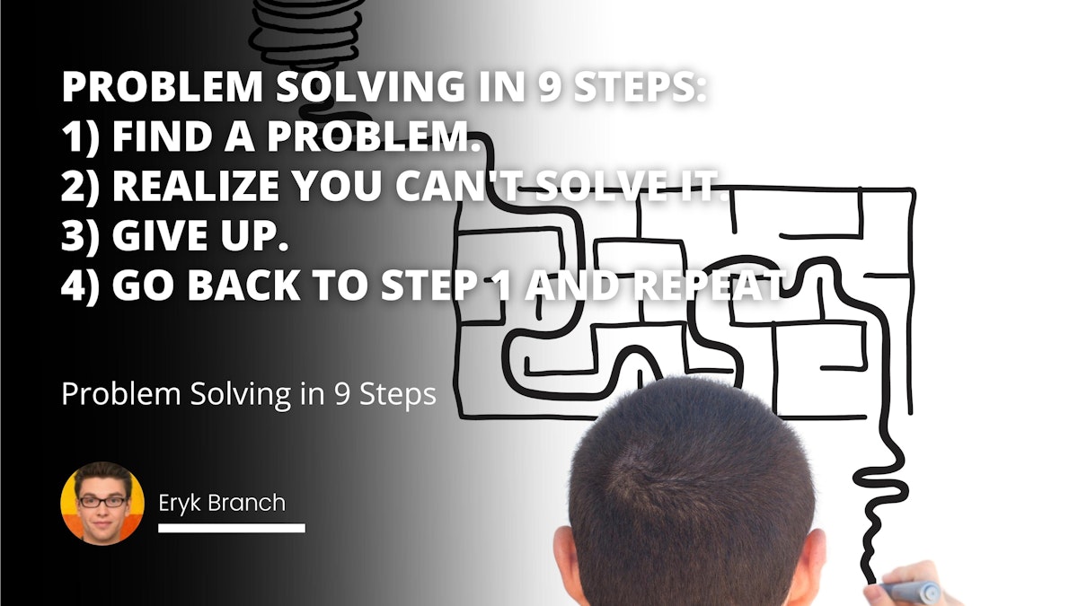 Problem solving in 9 steps iienstitu