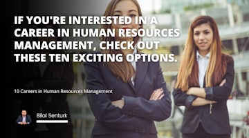 If you're interested in a career in human resources management, check out these ten exciting options.