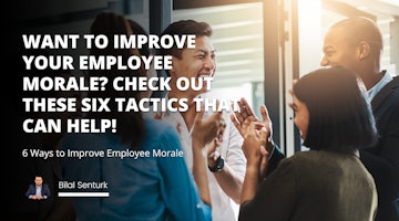Feeling down at work? Check out these six ways to instantly boost employee morale and create a more positive work environment.