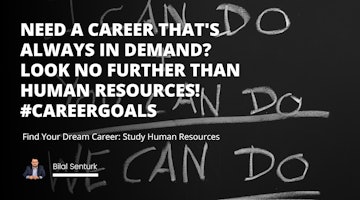 Need a career that's always in demand? Look no further than Human Resources! #CareerGoals