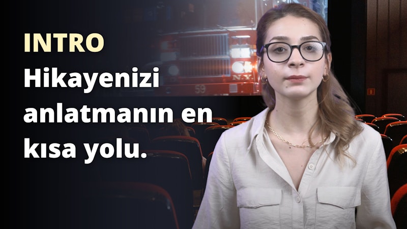 Beyaz gömlekli ve gözlüklü bir kadın kameranın önünde kendinden emin bir şekilde duruyor. Gözlükleri hafifçe renklendirilmiş ve yüzü ışıkla aydınlatılmıştır. Yüzünün yakın çekiminde görülebilen altın zincirli bir kolye takmaktadır. Gözlüklerinin arkasına kısmen gizlenmiş gözlerinde kararlı bir ifade vardır. Beyaz gömleğinin üzerinde beyaz harflerle siyah beyaz bir işaret ve siyah zemin üzerinde beyaz bir numara var. Arka planda beyaz bir nesnenin bulanık görüntüsü ve siyah zemin üzerinde beyaz bir harf var. Tüm bu unsurlar bir araya gelerek stilini güvenle sergileyen bir kadın imajı yaratıyor.