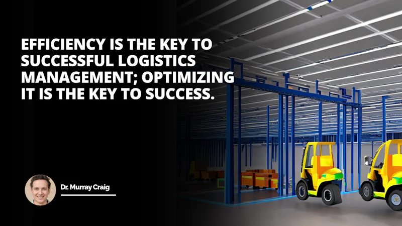 A yellow forklift is parked in a warehouse. The background is black, and white text can be seen in a few places. The forklift is surrounded by a yellow and green vehicle. A close-up of a man smiling is in the lower right corner of the image. There are four white letter Os on the black background, one in the upper left corner, one in the lower left corner, one in the middle, and one in the lower right corner. The forklift is facing the camera and has yellow and green details. There is a yellow and green vehicle parked behind the forklift. The warehouse is large and open, with a few boxes and other items scattered around.
