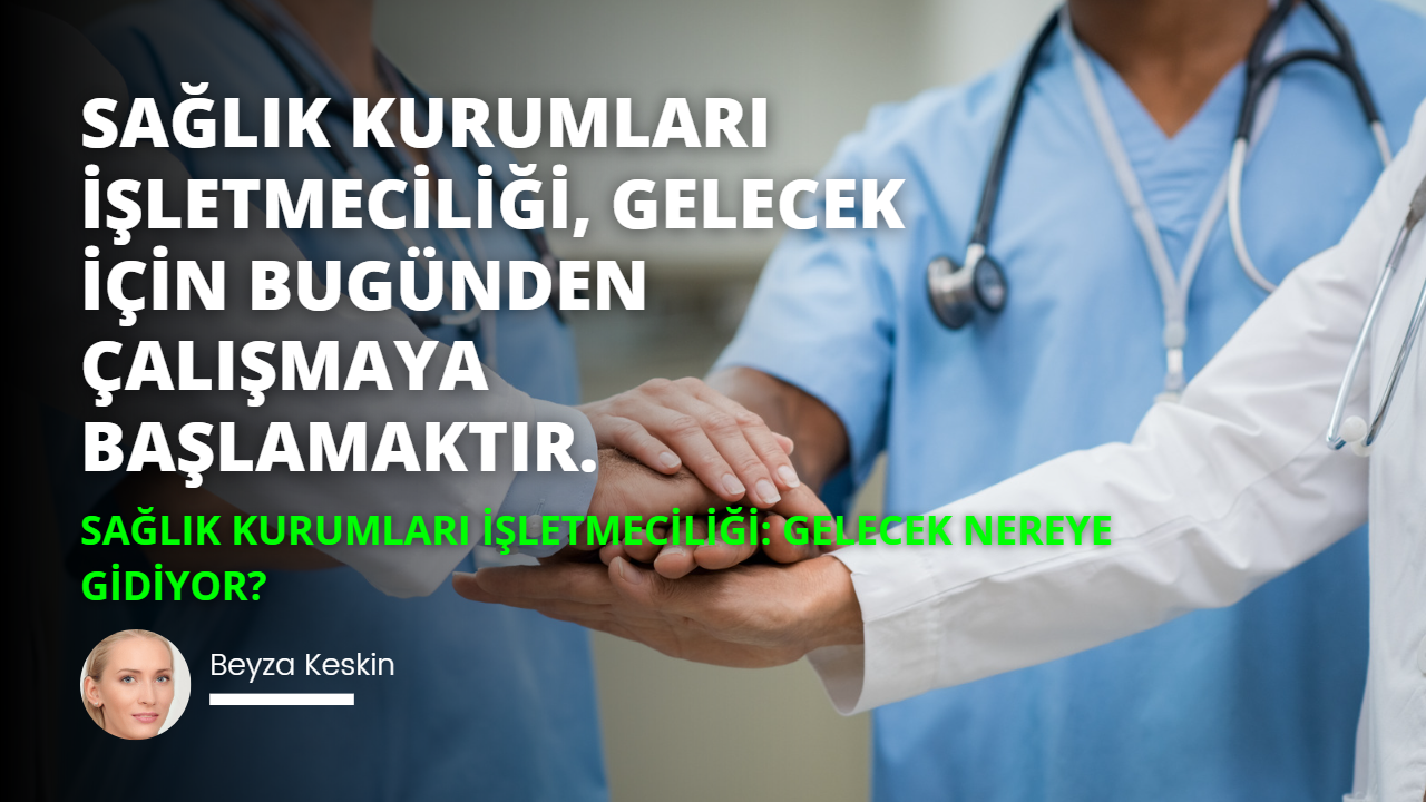 Mavi önlük giyen ve bir hastanın elini tutan bir doktorun yakın plan çekimi. Doktorun yüzü görünmüyor, ancak boynu görünüyor. Hasta da görünmüyor, ancak doktor rahatlatıcı bir tavırla hastanın elini tutuyor. Çekimin arka planında bir stetoskop, siyah bir nesne ve gümüş bir nesnenin bulanık bir görüntüsü vardır. Tüm bu nesneler hafifçe odak dışıdır.