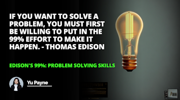 it is a problem solving device used by the philosophers This image features a light bulb against a black background. The bulb is illuminated and brightly shining, with a clear focus on the bulb itself. A woman is featured in the background wearing a white turtleneck and black jacket. The image also includes a close-up of a machine, and a black screen with numbers and letters. Additionally, three white letter Os are present on the black background, with each having a distinct position. Lastly, the image contains a screenshot of a black and white screen. All of the elements combined create a detailed and unique image that can be used as part of an image caption dataset.