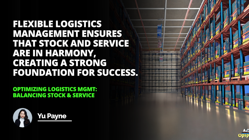 This is a long room with shelves filled with many boxes. A woman wearing a white turtleneck and a black jacket is standing in the center. She is holding a photograph of her own face. The background is black with white text on it. In the back, there is a large warehouse with shelves and boxes. There is also a green text on a black background. At the far right, there is a blurry image of a building. Above that, there are two white letter Os on black backgrounds. All the shelves and boxes in the room give it an organized, busy look.