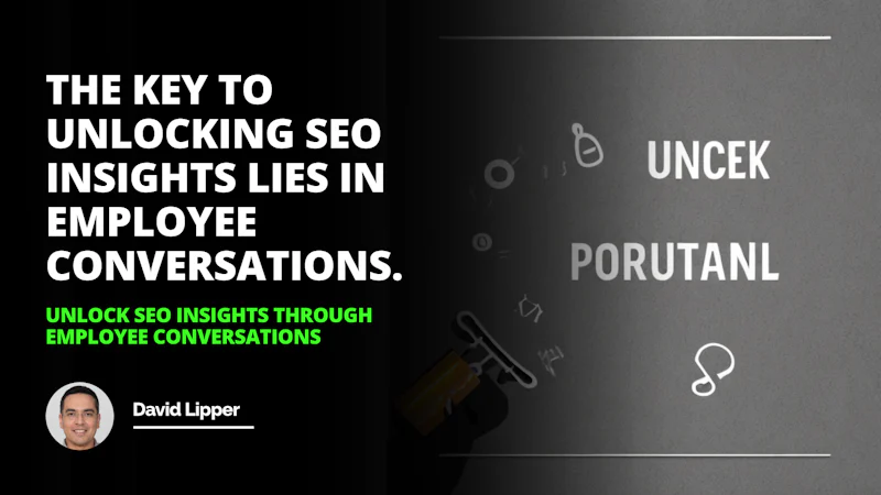 A poster featuring a black and white background with white text. The text is blocky and reads from left to right. There is a man with glasses smiling in the bottom right corner of the poster. In the center of the poster, there is a large white letter 'O' on a black background. To the right of the 'O' is a thin white line in a curved circle. Below the letter is a line of green text on a black background. Above the letter is a man's face with white text written around it. The poster overall has a minimalistic and modern look.