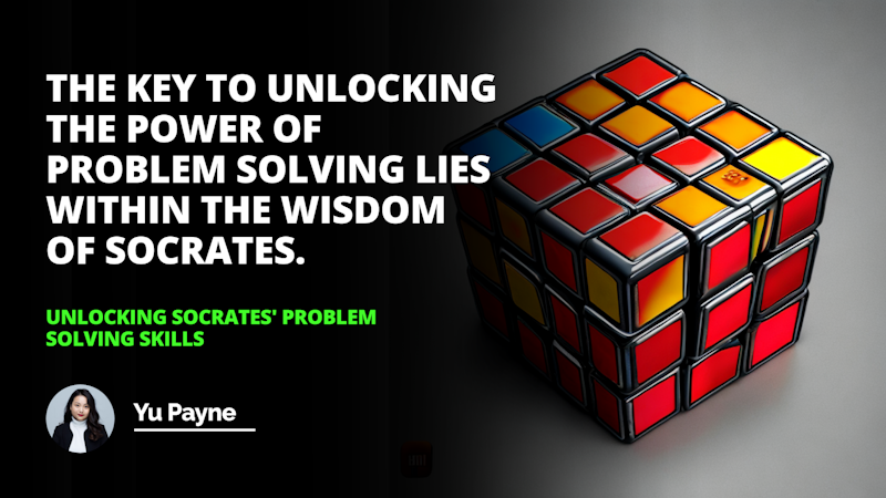 This image features a Rubik's Cube with a variety of bright colors. The cube is positioned in front of a woman wearing a black jacket and a white turtleneck. The background is mostly black, with white lettering on the left side. On the right side of the image, there is a white letter 'O' on a black background. At the bottom, there is a long stretch of green text on a black background. The entire image is filled with an air of mystery, as the woman in the foreground stares off into the distance and the many colors of the cube catch the eye.