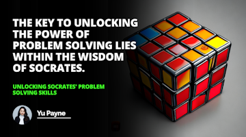 cause and effect problem solving This image features a Rubik's Cube with a variety of bright colors. The cube is positioned in front of a woman wearing a black jacket and a white turtleneck. The background is mostly black, with white lettering on the left side. On the right side of the image, there is a white letter 'O' on a black background. At the bottom, there is a long stretch of green text on a black background. The entire image is filled with an air of mystery, as the woman in the foreground stares off into the distance and the many colors of the cube catch the eye.