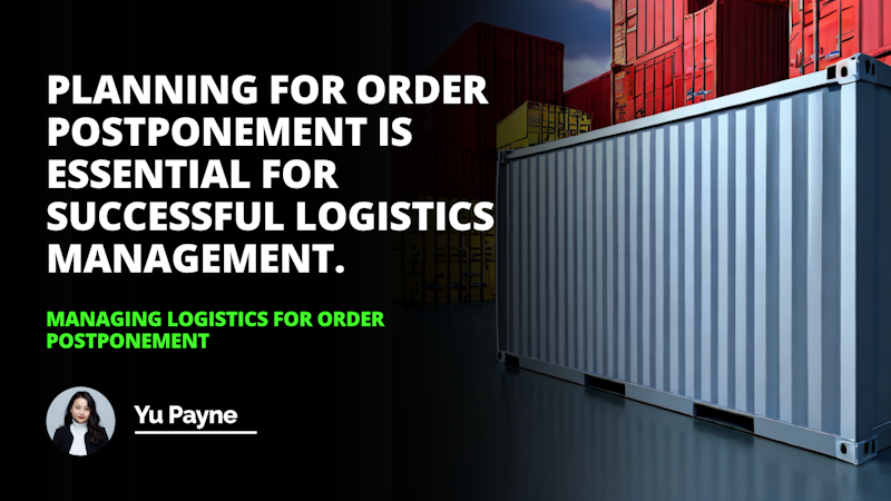 A white container with many other containers stacked on top of it stands in the center of the frame. To the right is a woman wearing a white turtleneck and black jacket. Below her is a black background with white letter 'O' in the center. Further down, a black background with green text is visible. Just above the white container is a black and white logo. The entire scene is set in a room with a black background. On the left side of the frame, another white letter 'O' is visible on a black background. Overall, the image captures a container with many other containers stacked neatly on top of it in a room with a black background.