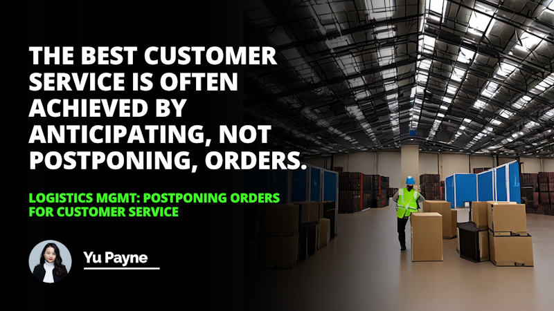 A man in a warehouse is surrounded by boxes of various sizes. He is wearing a safety vest and a white turtleneck shirt with a black jacket. In the background, a stack of boxes is seen, and in the foreground, a woman can be seen holding a picture of herself. On the walls of the warehouse are white letters on a black background, with a large 'O' in the center and smaller 'O' letters spaced apart. The man looks focused and ready to work.