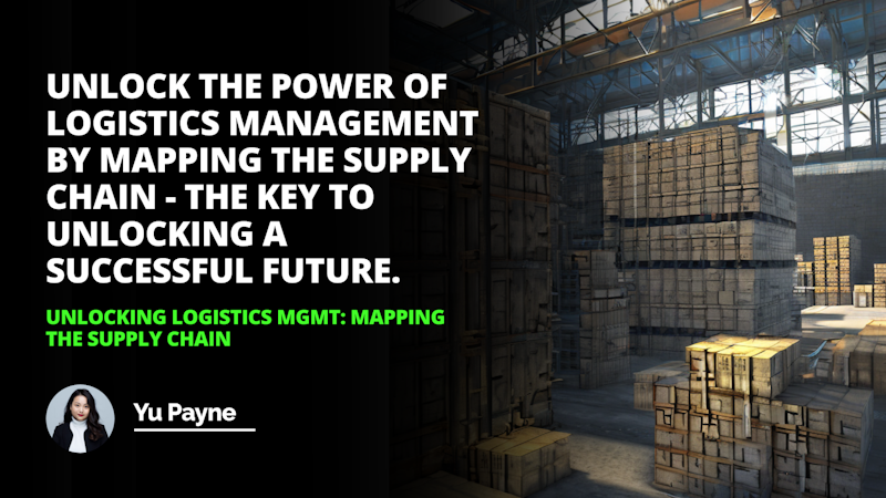 In this image, we can see a warehouse full of boxes that are stacked on top of each other. There is a woman wearing a white turtleneck and a black jacket standing to the left of the boxes. In the background, we can see a computer screen displaying a black background with white text. A white letter 'O' is also visible on the black background. Near the woman is another white letter visible on the black background. The warehouse is filled with many boxes that are neatly stacked one on top of the other.