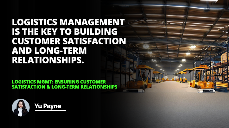 In this image, a large warehouse is visible with several yellow vehicles parked inside. In the foreground, there is a woman wearing a white turtleneck and a black jacket. There is text on the wall in the background, some of which is white and some of which is green. One of the yellow vehicles is a forklift truck, and there are three white letter ‘O’s on the wall, all on a black background. The warehouse is illuminated by bright lighting, giving the space a professional feel. The forklift truck is positioned in the center of the room, as if it is ready to be used. The woman is standing at the entrance of the warehouse, as if she is ready to go in.