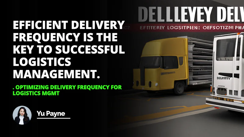 A yellow truck with cargo on the side is sitting in the foreground of the image. On the side of the truck is a stack of metal. In the background, there is a white truck with black text on it. On the left of the image is a woman wearing a white turtleneck and black jacket. In the middle of the image are three white letters on a black background, an O, a C, and an H. There is also a white text on a black background at the top of the image. The background is a solid black. The colors of the image are bright and vibrant, and the contrast between the yellow truck and the black background is striking. The scene captured in the image is one of a busy truck yard.