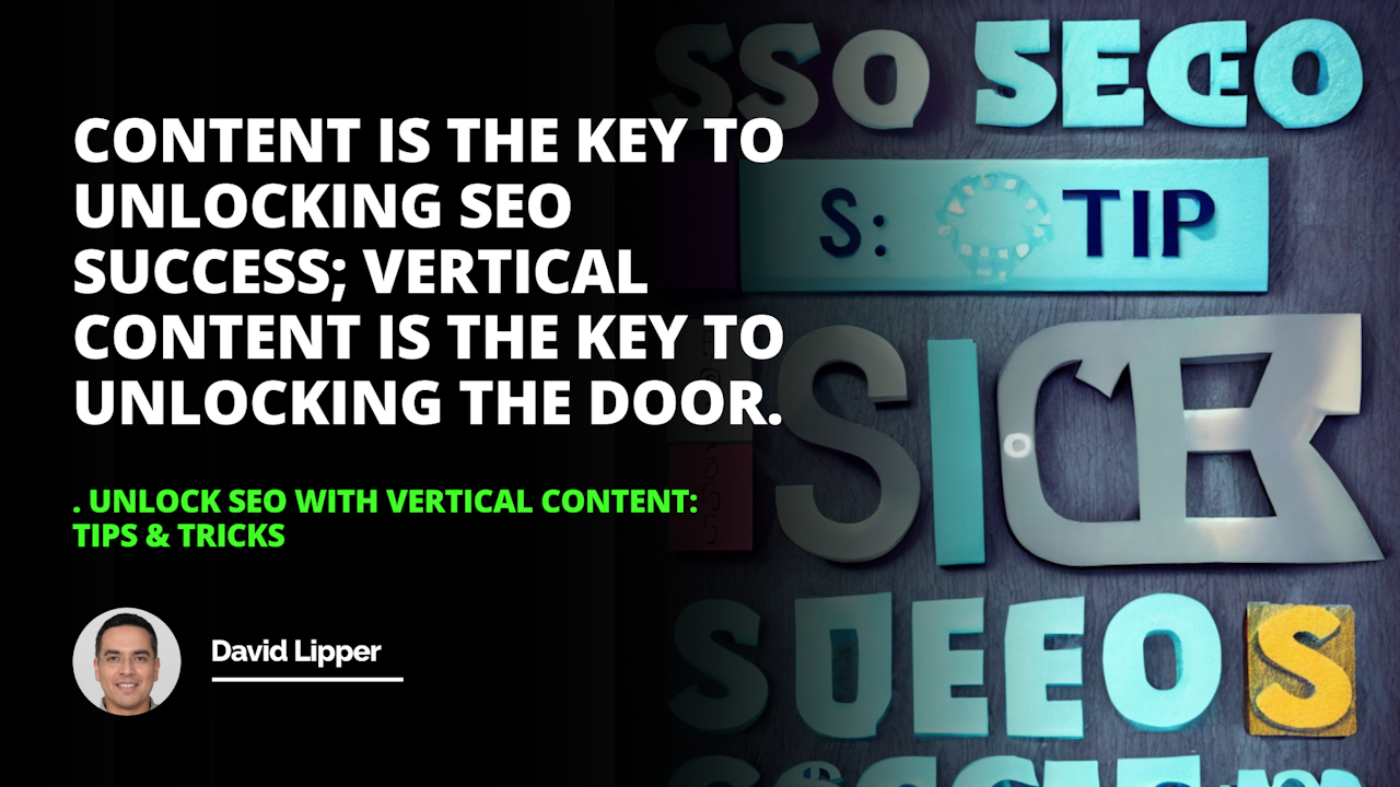 Learn how to optimize your content for SEO with our tips and tricks. Unlock the power of vertical content and maximize your website's visibility.