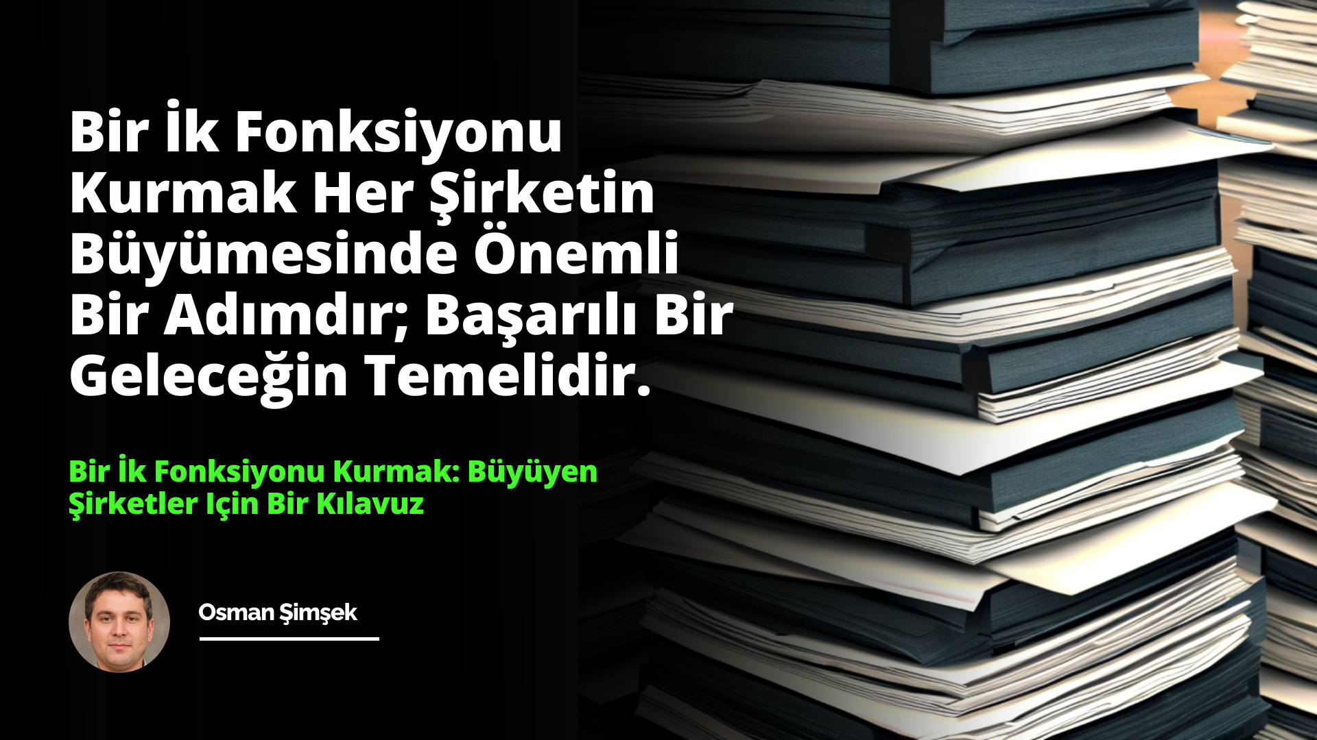 Büyümekte olan şirketler için etkili bir İK fonksiyonunun nasıl kurulacağına dair işe alım, işe başlama, çalışan ilişkileri ve daha birçok konuyu kapsayan bir rehber.