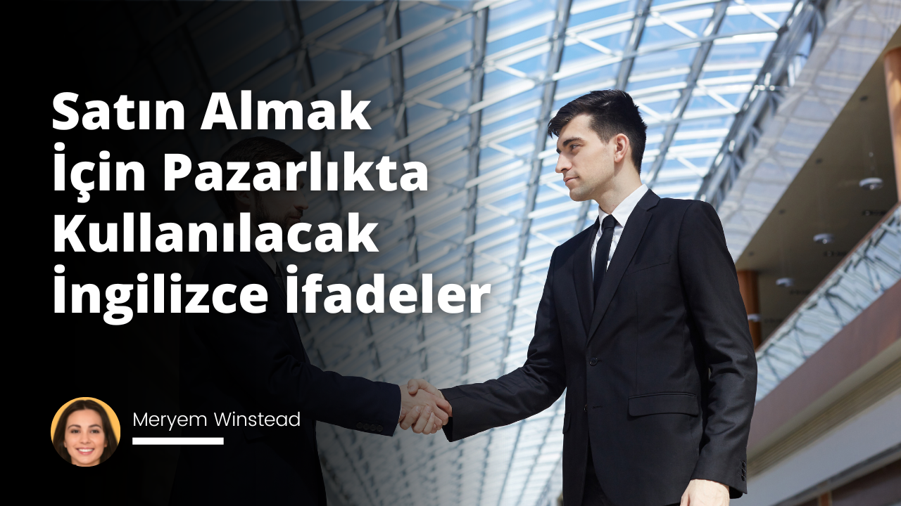 Müzakere etmek, alışverişinizi daha uygun fiyata yapmanıza olanak sağlar. İngilizce cümleleri doğru kullanarak, alışverişinizi daha uygun şekilde yapabilirsiniz.