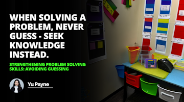 Learn how to strengthen your problem solving skills and avoid guessing. Get tips on how to break down complex problems and find the right solutions.