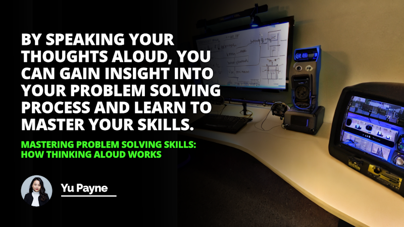 Learn how to master problem solving skills with the help of thinking aloud. Discover the benefits of this technique and how it can help you become a better problem solver.