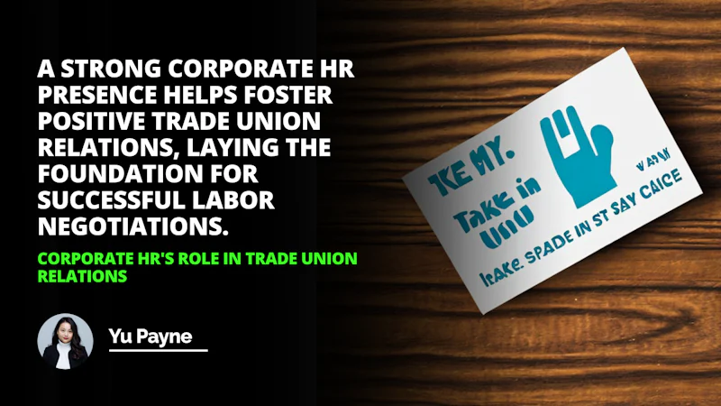 Object Business Card
Caption Take my card and stay in touch  Corporate HR is here to help support trade union relations