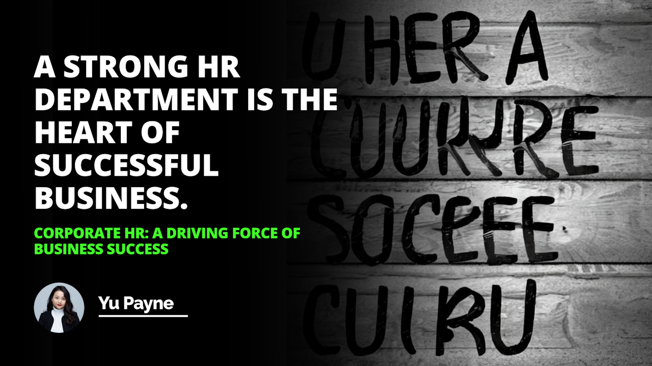 An upbeat corporate culture fosters success and HR is the driving force behind it HRsuccess