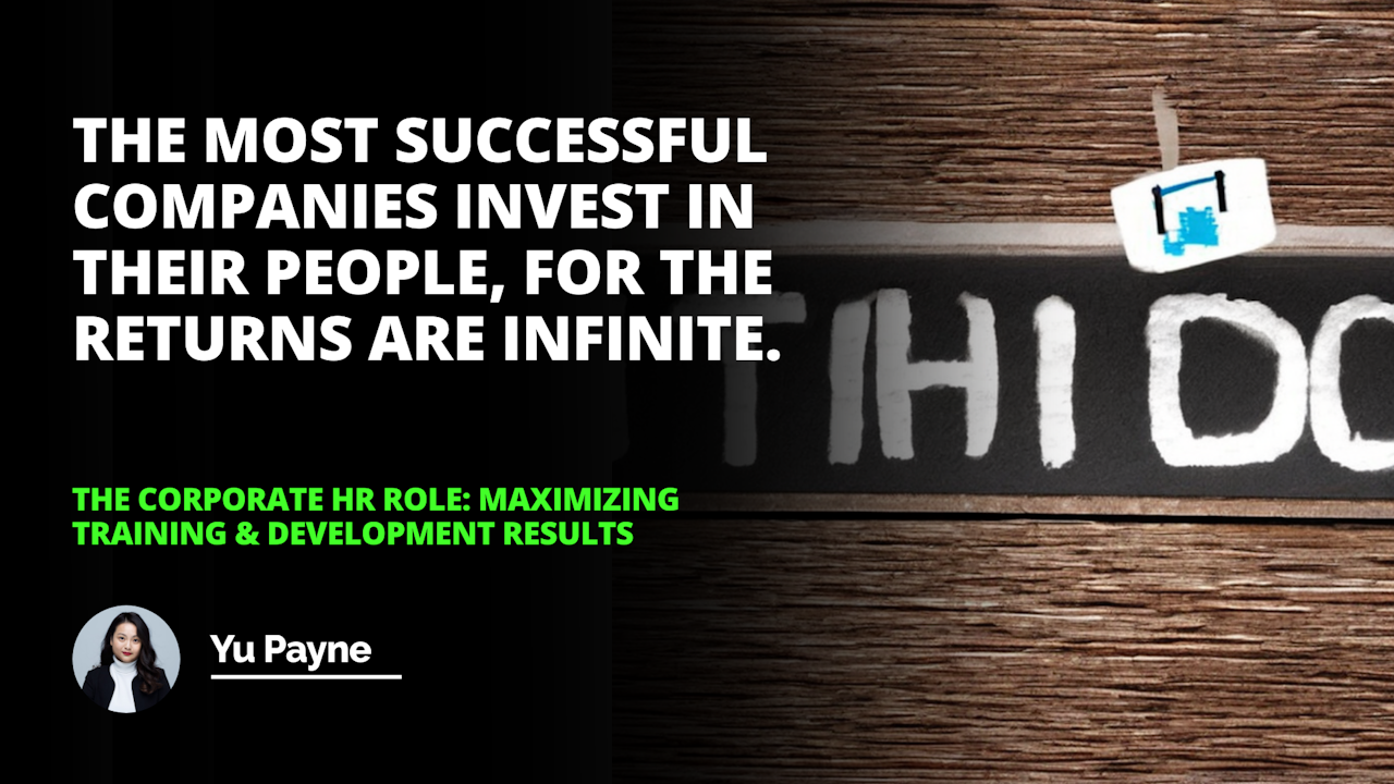 Maximizing training development results through continuing education its what we do HRrocks