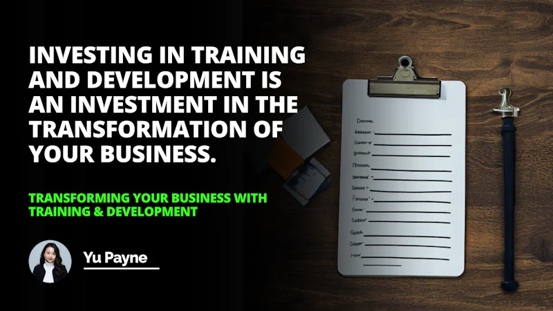 Were forging a path to success with our new training and development program  tools like this clipboard are essential