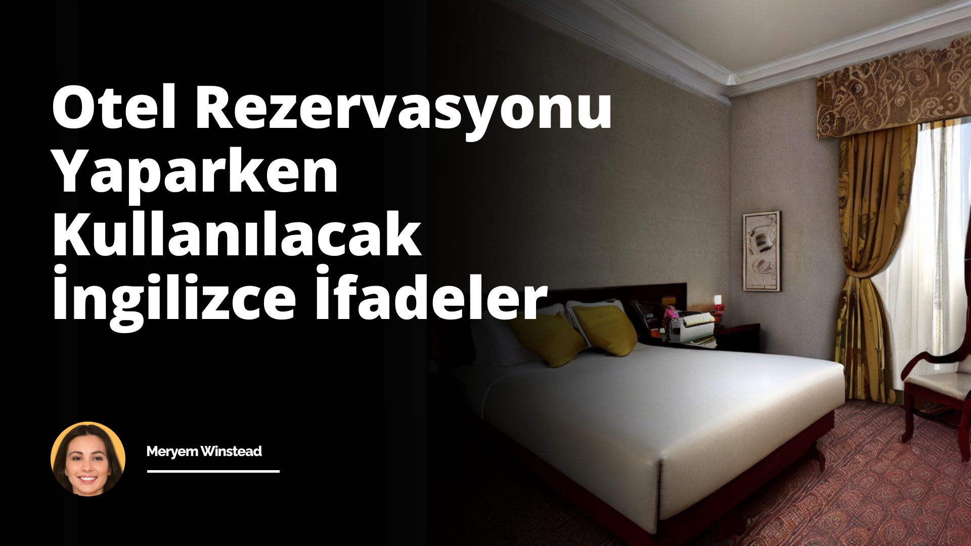 Bir otel odası tutarken, rezervasyon yaparken bilmeniz gereken İngilizce kelime ve ifadeler var. Bu kelime ve ifadeleri sesli bir şekilde örnekleriyle öğrenin.