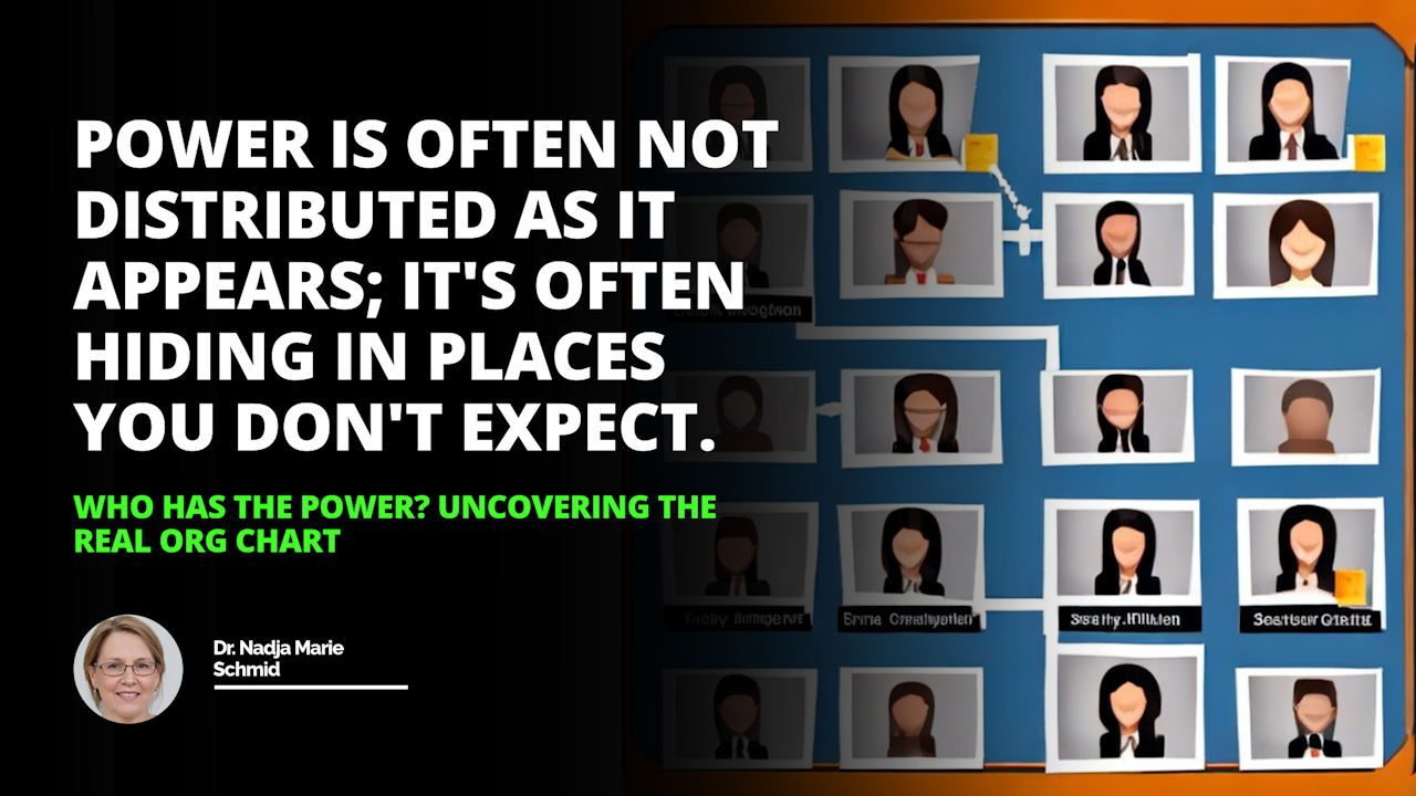 Caption Uncovering the real power structure starts with a clear understanding of the organizational chart KnowledgeIsPower OrganizationChart