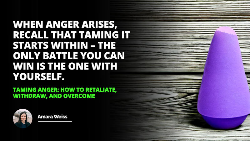 Taking a deep breath and counting to ten can help calm anger and help stay in control
