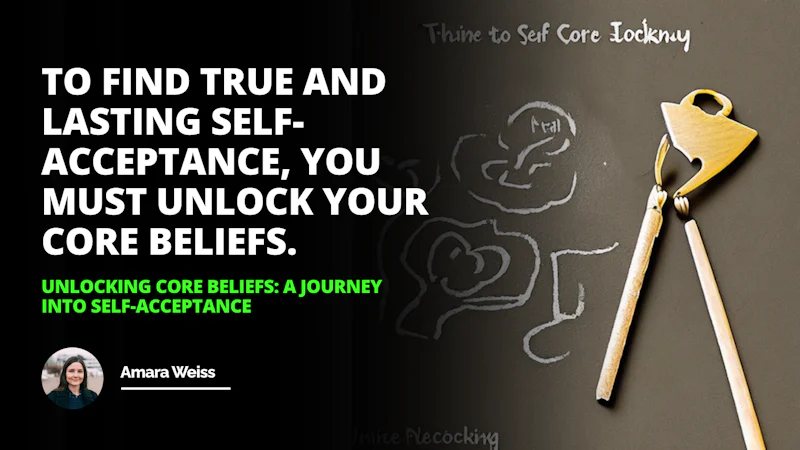 Finding my true self starts with unlocking the core beliefs behind it time to embark on this journey of self-acceptance Unlock Your Soul