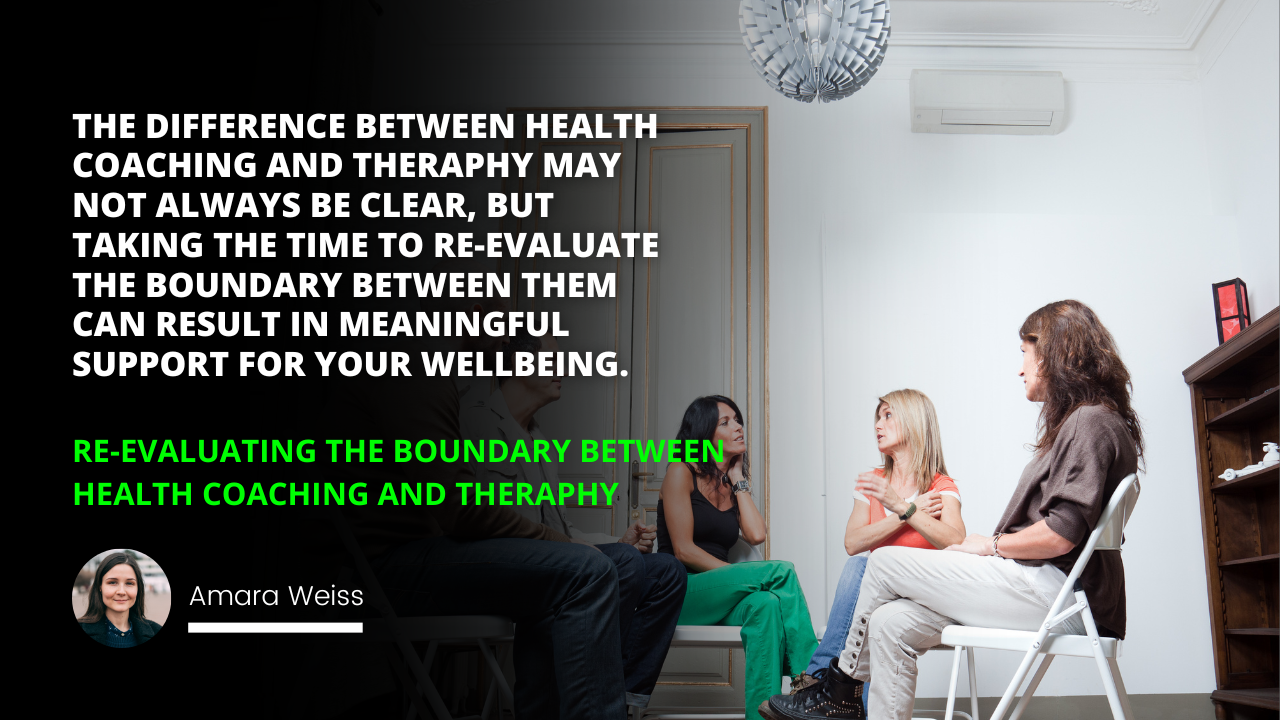 Exploring new boundaries and discovering new perspectives health coaching and therapy can go much deeper than they seem reevaluation
