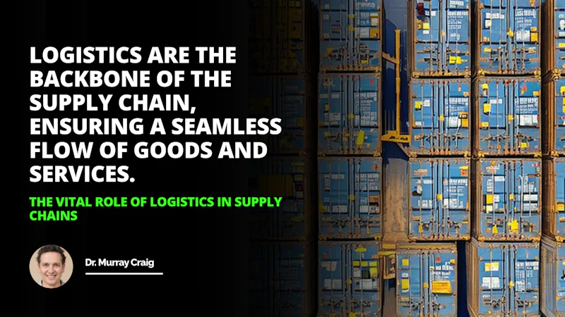 Logistics plays an essential part in connecting supply chains and keeping them running smoothly SupplyChainLogistics