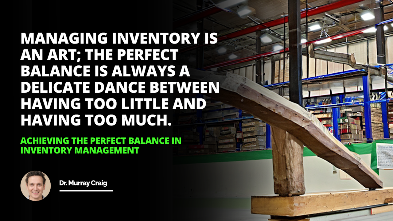 Object Balance Beam 
Caption Striking the perfect balance between inventory and demand can be a tricky task  but its much easier when you have a balance beam to guide you