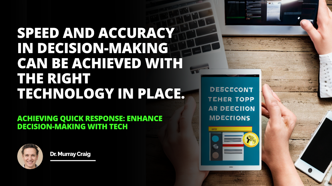Staying on top of trends and decisions has never been easier with the right tech tools to help streamline the decisionmaking process AchieveFasterResults