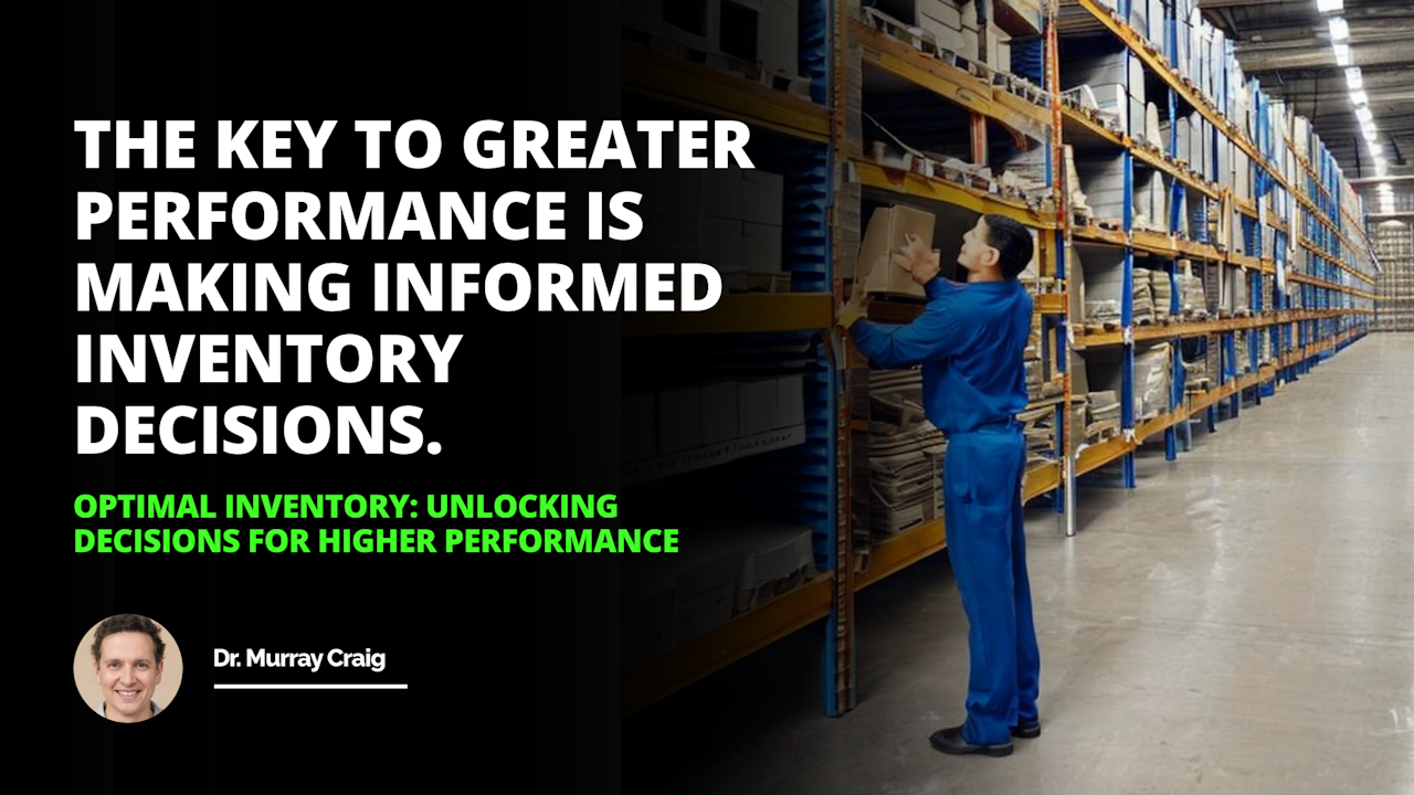 Optimizing inventory can open the door to many opportunities for higher performance Inventory Management