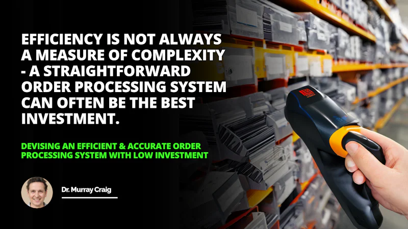 Object Barcode Scanner
Caption Our barcode scanner ensures an efficient and accurate order processing system with minimal investment