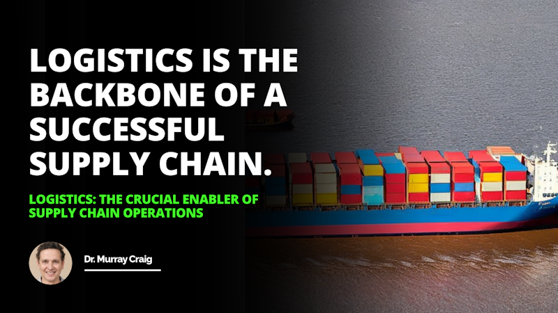 Smooth sailing ahead With the right logistics management supply chains can unlock their full potential logistics