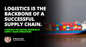 Smooth sailing ahead With the right logistics management supply chains can unlock their full potential logistics