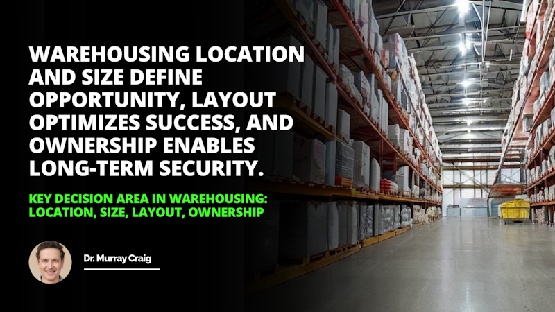 Finding the perfect balance between location size layout and ownership is the key to successful warehousing and this scale helps us get there