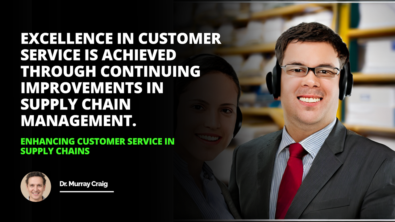 Customer service is a critical element of any successful supply chain, ensuring products and services make their way to customers quickly and efficiently.