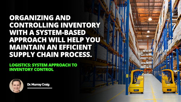 This System Approach to Inventory Control helps us stay on top of logistics ensuring everything runs smoothly