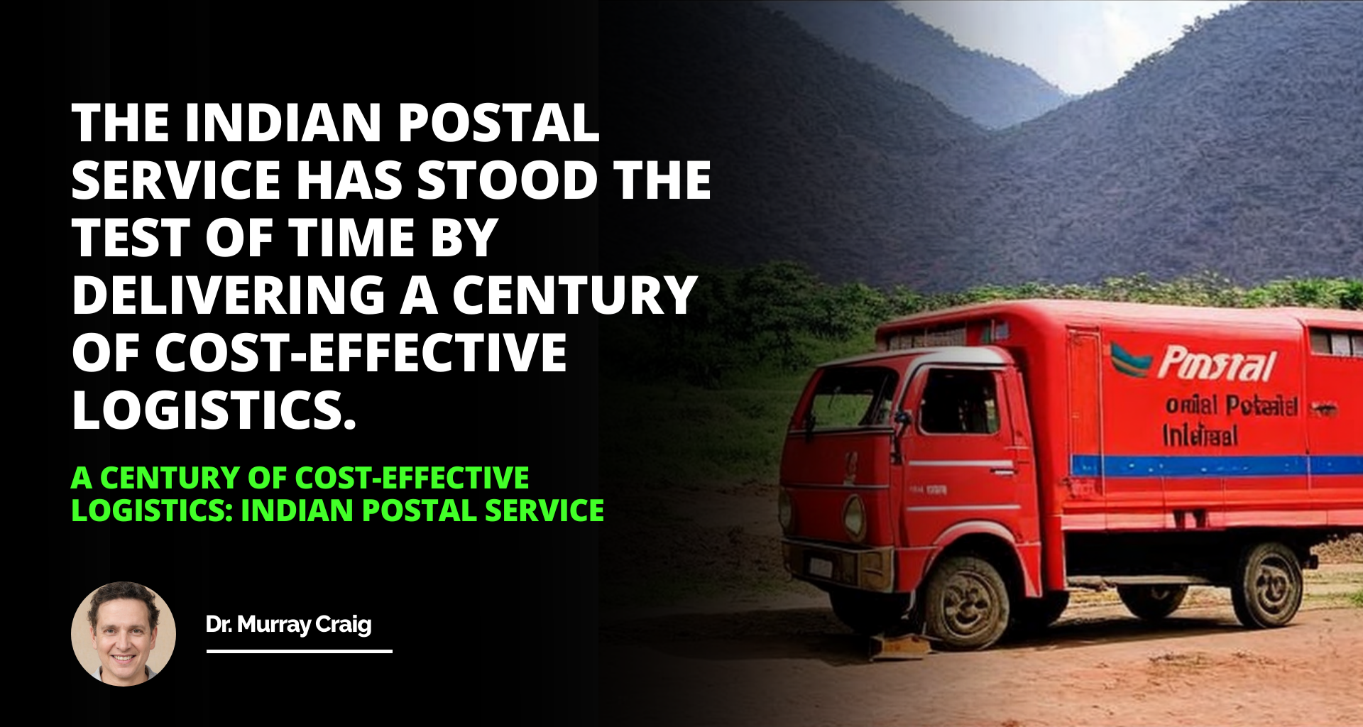 The Indian Postal Service is the backbone of affordable logistics connecting India and the rest of the world for over a century