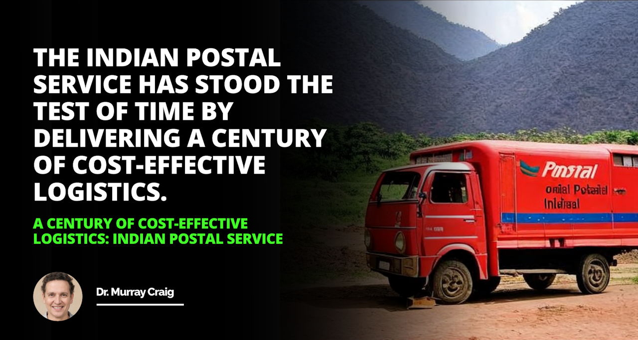 The Indian Postal Service is the backbone of affordable logistics connecting India and the rest of the world for over a century