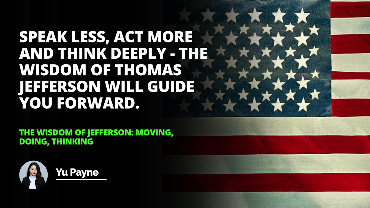 Object An American Flag
Photo Caption The wisdom of Jefferson embodied in the stars and stripes of the American flag reminds us to keep moving doing and thinking