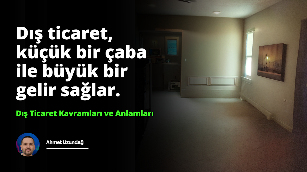 D ticaret lkeler arasndaki ticareti ifade eder D ticaret ihracat ve ithalat arasndaki dengeyi salar hracat lkenin rettii rnleri baka lkelere gndermesi ve para kazanmas anlamna geli
