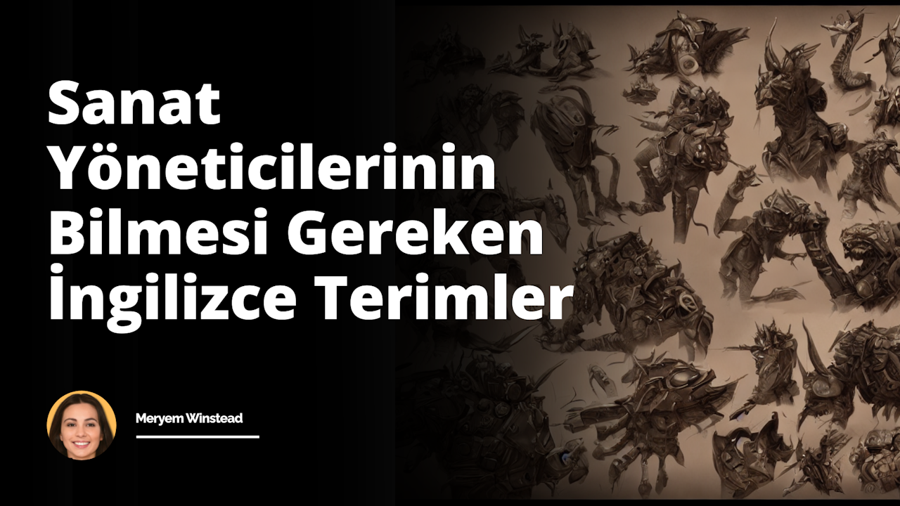 Sanat yöneticileri, sanat alanında çalışırken, çeşitli İngilizce terimleri bilmek zorundadır. Bunlar, sanat alanında kullanılan özel terimleri içerir. Örneğin, 'kuratorluk' ve 'sergi' gibi terimler, sanat yöneticilerinin çalışmalarını daha kolay hale getirmek için kullanılır. Ayrıca, sanat yöneticileri, sanat alanında kullanılan diğer terimleri de bilmelidir. Örneğin, 'resim', 'heykel', 'fotoğraf' ve 'video' gibi terimler, sanat yöneticilerinin çalışmalarını daha kolay hale getirmek için kullanılır. Sanat yöneticileri, bu terimleri öğrenmek için sanat alanında çalışan diğer kişilerden yardım alabilir.